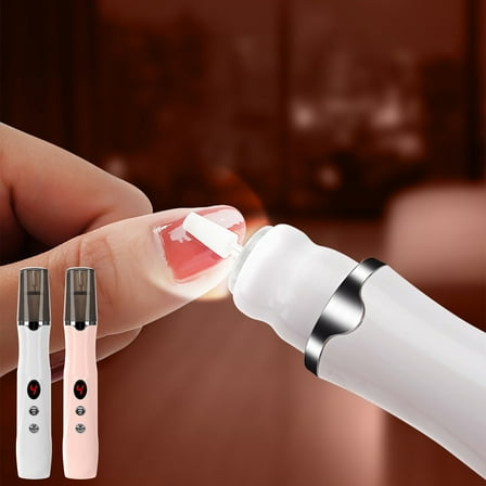 Electric Nail Drill | Rechargeable 20000RPM Nail File with LED Display | Cordless Portable Manicure Tool | Includes Drill Bits Sanding Bands Cuticle Oil Pen Remover | For Acrylic Gel Nails | White