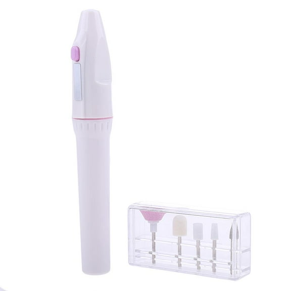 Electric Nail File Kit Salon Drill Machine Portable Battery and Powerful Set