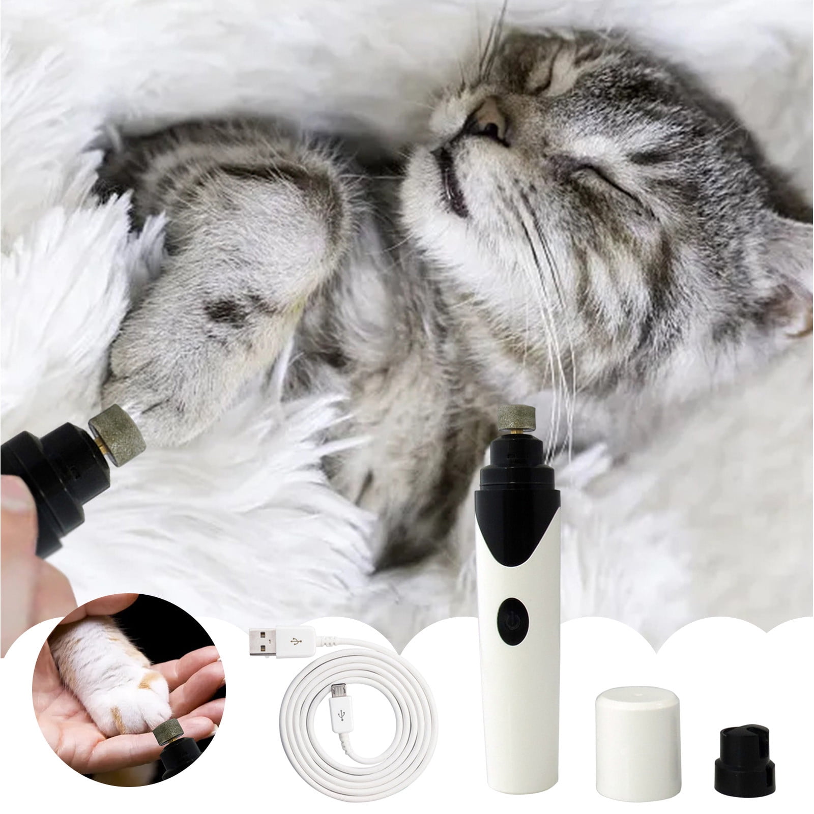 Electric Nail Grinders And Trimmers For Dogs And Cats Grooming Tools