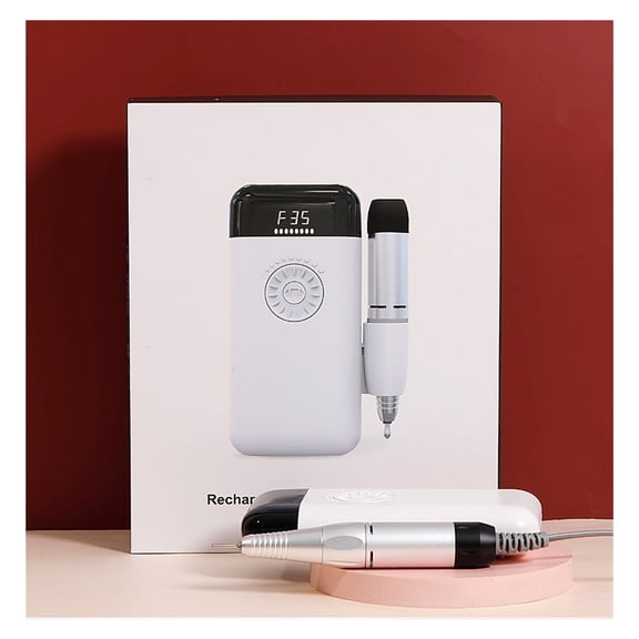 Electric Nail Polish Machine, Portable 35000 RPM Nail Drill Machine, Mini Ceramic Polishing Head Rechargeable Pen, Nail Remover ,Easy to Operate
