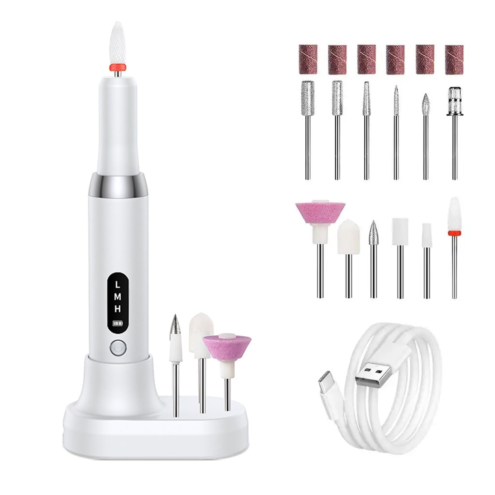 Electric Nail Polisher Drill Bits Professional Nails Grinding Polishing Dead Skin Removal Art Sanding File Pen Manicure Machine