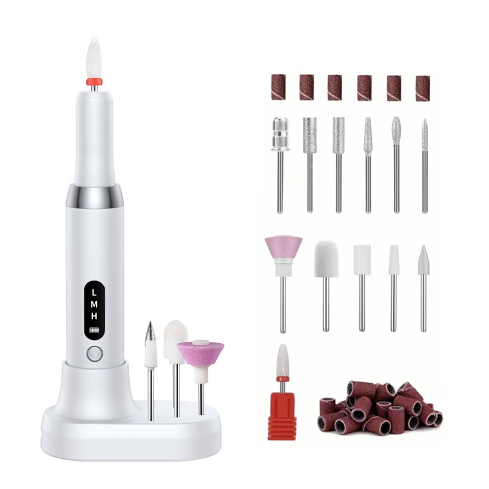 Electric Nail Polisher Drill Bits Professional Nails Grinding Polishing Dead Skin Removal Art Sanding File Pen Manicure Machine