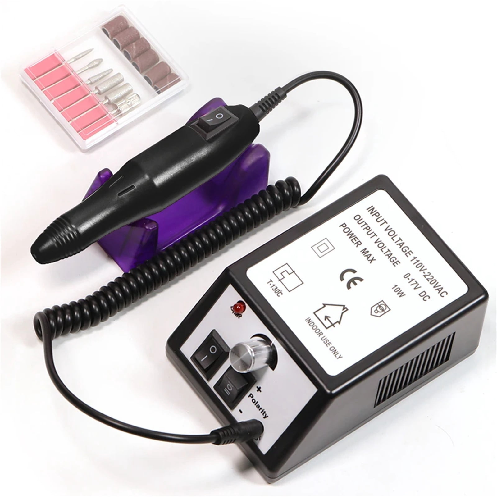 Electric Nail Sander Pedicure Manicure Tools Professional Nail Drill Machine Low Noise Cutters Nail File Kit