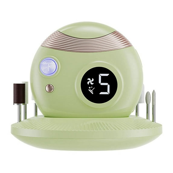 Electric Nails Cutter Nails Trimmer Nails Light Automatic Nails Cutter Nails File Fingernail Cutter for Seniors Green