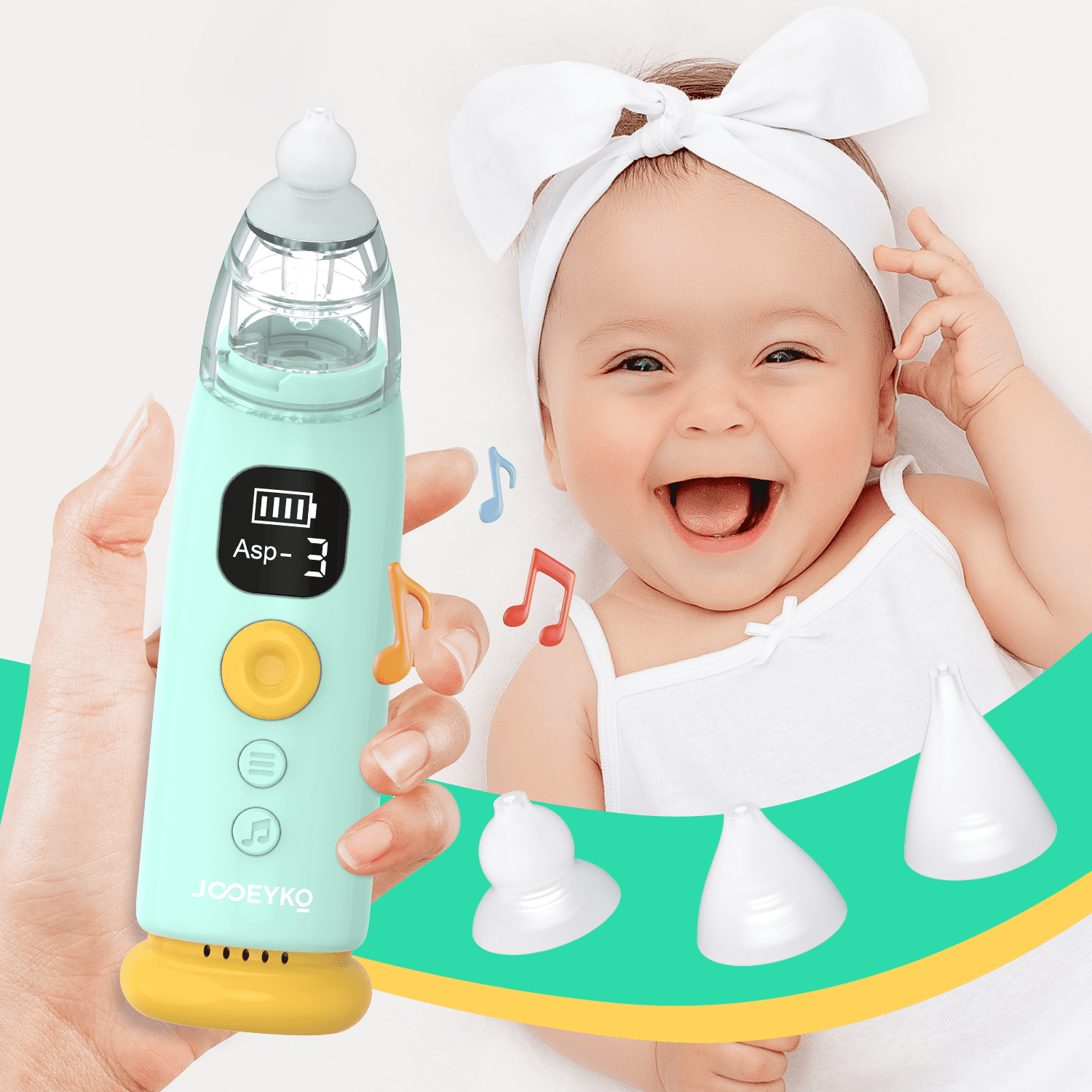 Baby Nasal Aspirator Bulb Infant Filter Nose Suction Clean Mucus Hospital  Grade