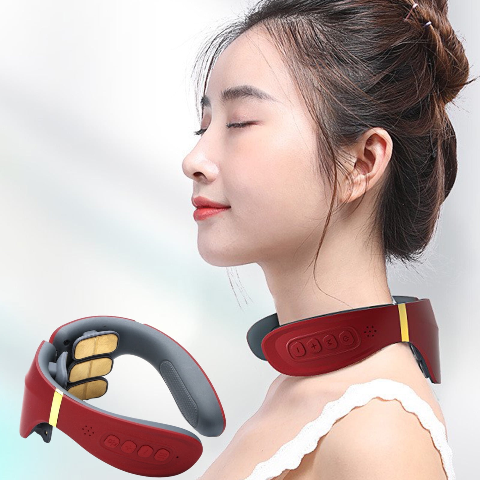 Smart Neck Massager with Heat, Deep Tissue Massage Device – Deep