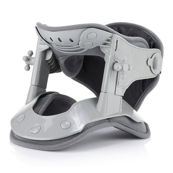 Cervical Traction Collar, Neck Stretcher Brace, Neck Traction Device with 3 Heating Level, 5-speed Height for Neck Relaxation, Spine Alignment