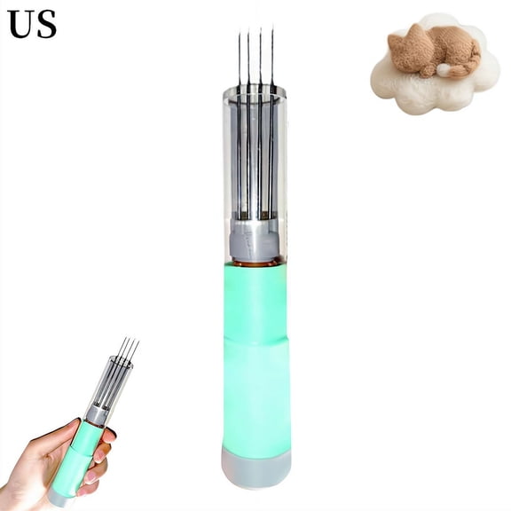 Electric Needle Felting Machine, Wool Felting Tool, 7-Needle Speed Adjustable Tool for Wool Sculpting & DIY Crafts