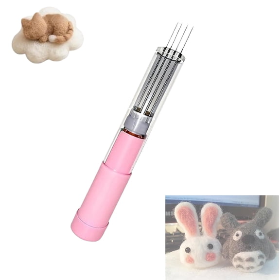Electric Needle Felting Machine, Wool Felting Tool,  New 7-Needle Speed Adjustable Tool with 2cm Stroke,Handheld Wool Felt Poking Tool,DIY Wool Painting and Felted Craft Work