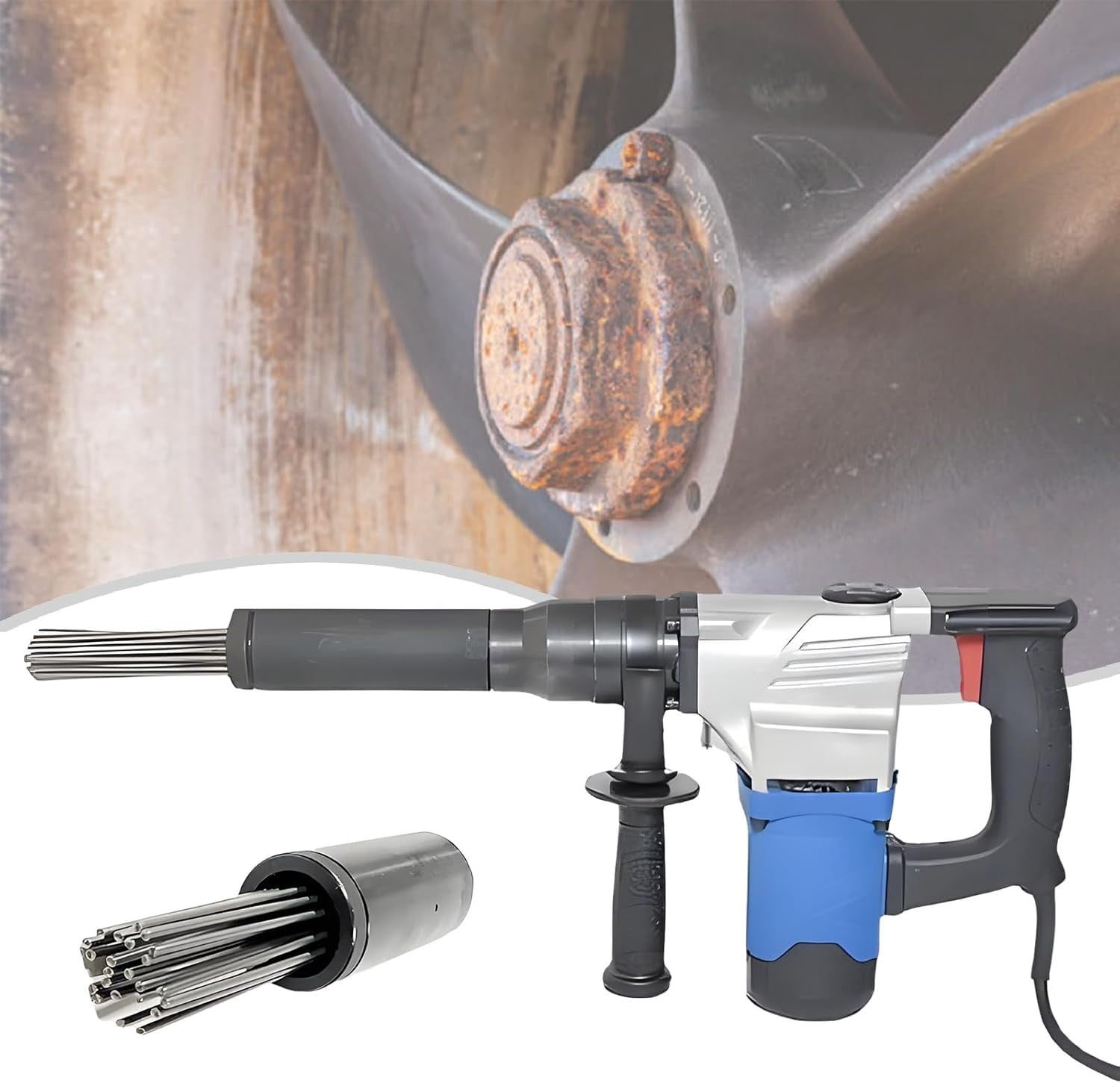 Electric Needle Scaler, Electric Needle Gun For Rust Removal Needle ...