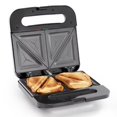 thumbnail image 1 of Electric Non-Stick Panini Press Grill and Sandwich Maker with Locking Latch, 750W, 1 of 7