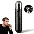 thumbnail image 1 of Electric Nose Hair Trimmer for Men Women, Cordless Ear Hair Trimmer with Dual Edge Blades, Waterproof Rotary Facial Hair Remover, Easy Clean Personal Grooming Tool, 1 of 7
