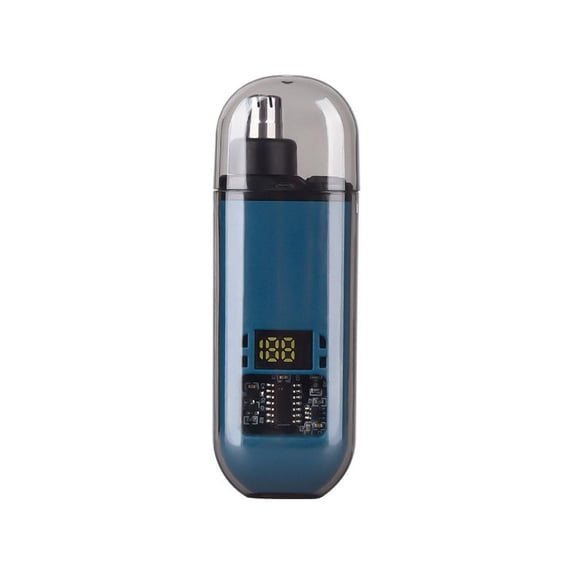 Electric Nose Hair Trimmer, Micro-USB Charging, Portable Design, with Cleaning Brush