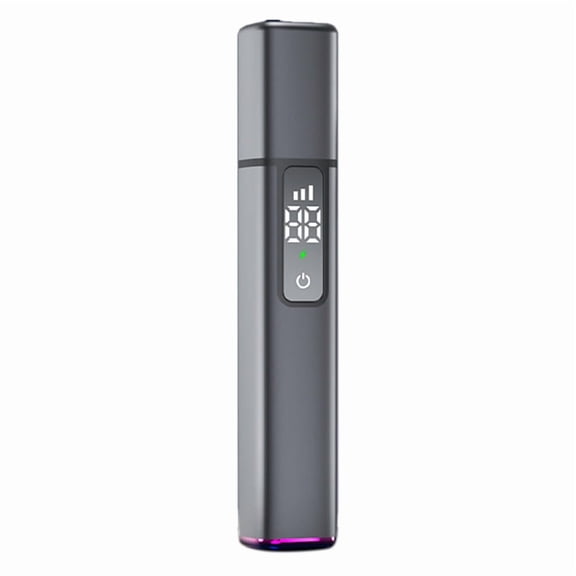 Electric Nose Hair Trimmer Touch Screen Intelligent Digital Display 10000RPM Type-C Fast Charging Trimmer for Nose,A