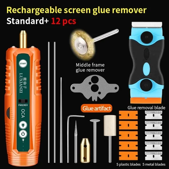 Electric OCA Glue Adhesive Remover Tool Set For Cell Phone LCD Screen Repair