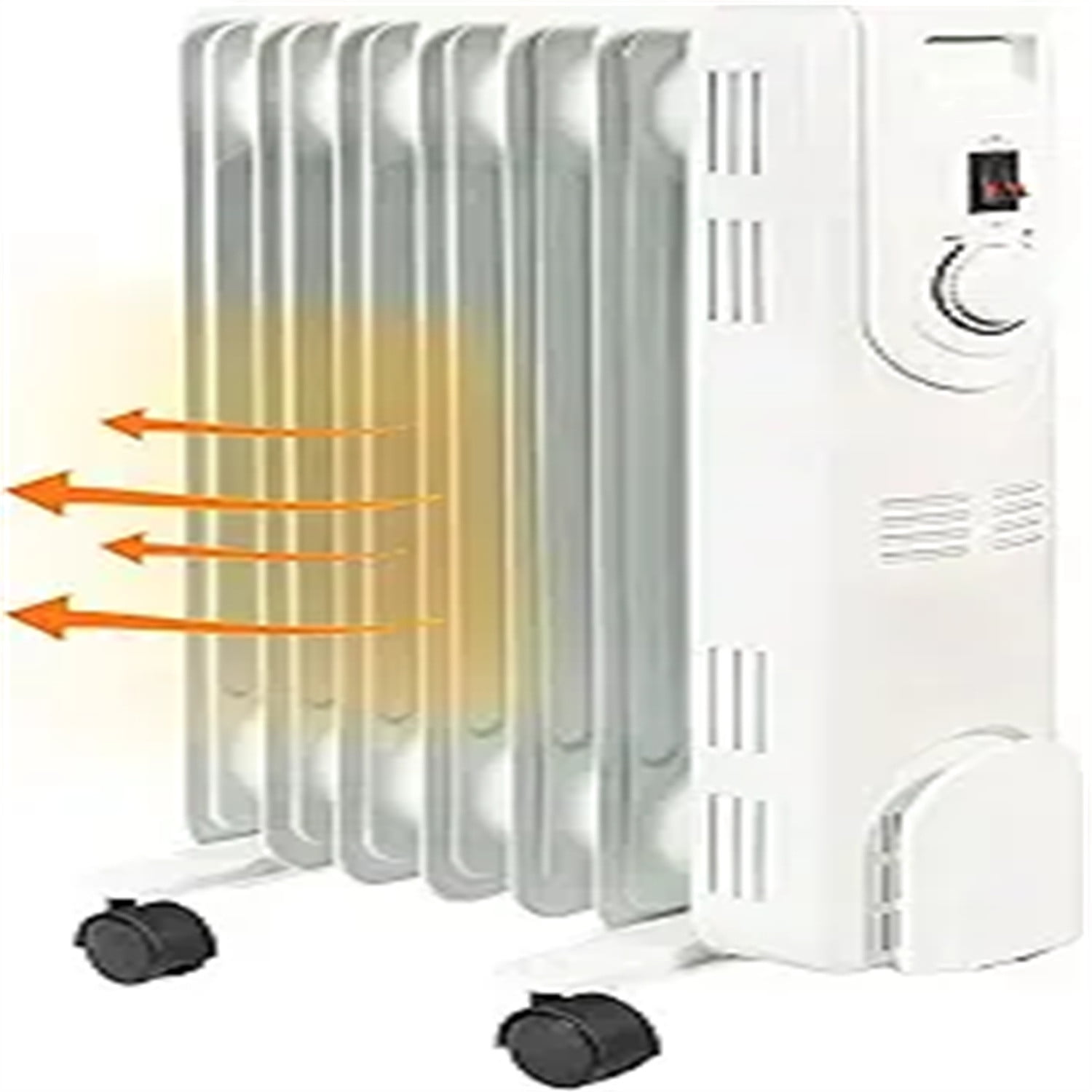 Electric Oil-Filled Radiant Radiator Space Heater, Never Refill ...
