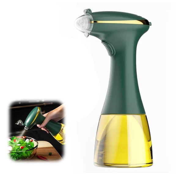Electric Oil Sprayer for Cooking,Rechargeable Electric Spray Bottle 350ml,Continuous Fine Mist Sprayer with Portion Control,Leak-Proof Design Oil Dispenser for Kitchen, Fryer,Salad,BBQ