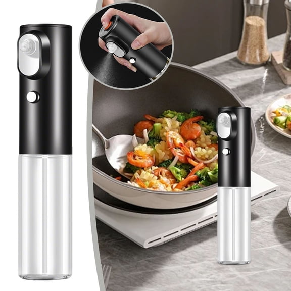 Electric Oil Sprayer for Cooking  200ml USB Rechargeable Glass Spray Bottle  Multifunctional BBQ Oil Mister for Kitchen and Barbecue  1 Pack