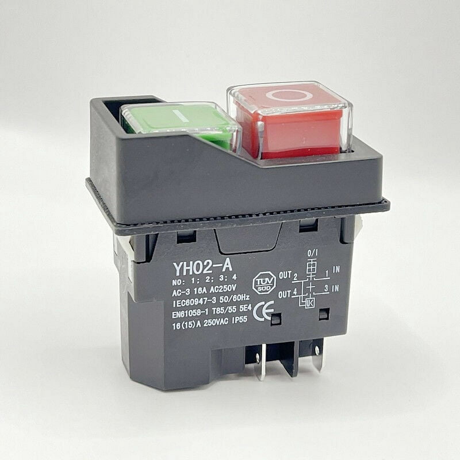 Electric On Off Switch For Woodworking, Red Green Button Ensures Easy ...