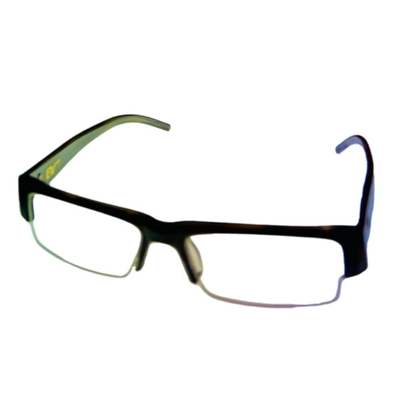 Electric Ophthalmic Plastic Metal Rectangle Eyeglass Frames Black Pearl 54mm