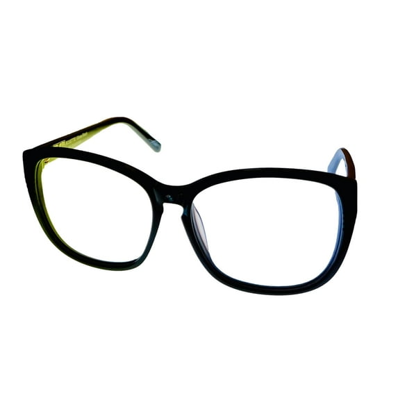 Electric Ophthalmic Plastic Square Eyeglass Frames, Gloss Black, 50mm
