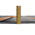 thumbnail image 1 of Electric Orange/Grey/Silver/Black/Abstract Area Rug Modern Contemporary Geometric Cube and square Design Pattern Carpet, 1 of 5