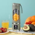 thumbnail image 1 of Electric Orange Juicer Multifunctional Portable USB Wireless Small Juicer Fruit Processor Rechargeable Juicing Cup (Green), 1 of 5