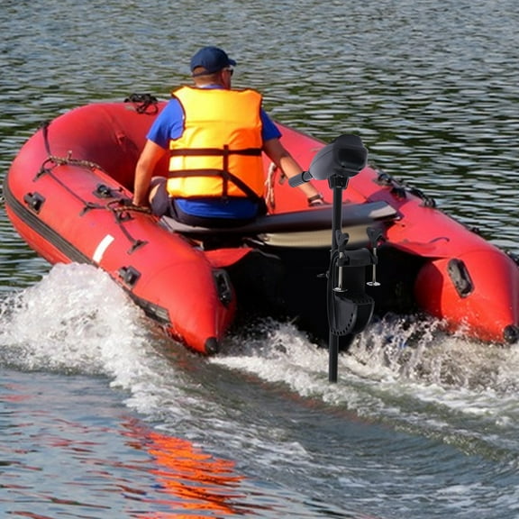 Electric Outboard Engine 1.2HP, 5 Forward & 3 Reverse Gears, 4078lbs Traction, Quiet & Efficient, Adjustable Design for Kayaks & Small Boats
