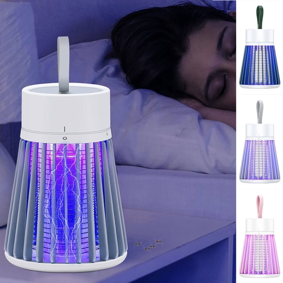 Electric Outside Bug Zapper,Mosquito Lamp Battery Operated,Mosquito Killer Outdoor,Mosquito Zapper Traps,Indoor Fly Zapper