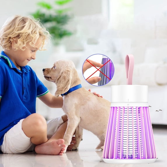 Electric Outside Bug Zapper,Mosquito Lamp Battery Operated,Mosquito Killer Outdoor,Mosquito Zapper Traps,Indoor Fly Zapper