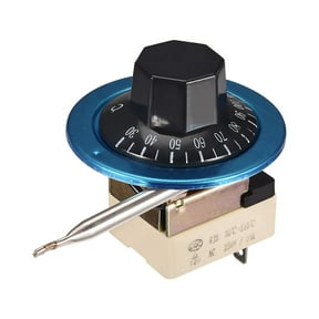 Electric Oven Thermostat Adjustable Temperature Controller Temperature Control Switch, 30-110 16A 3 Pin