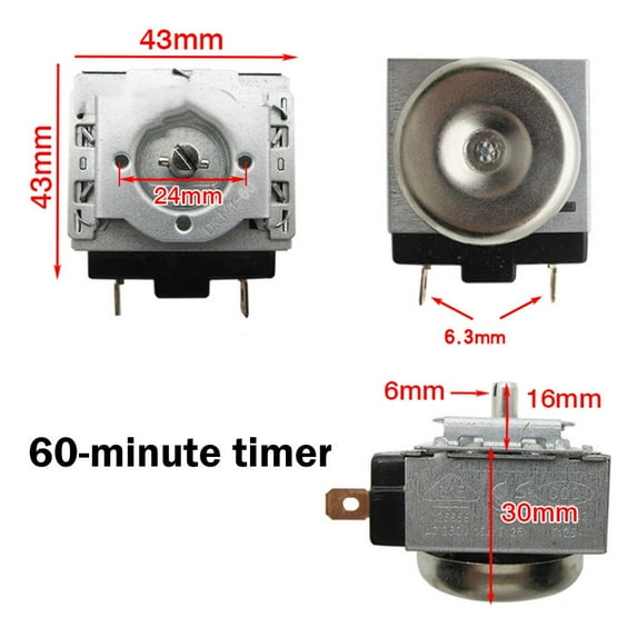 Electric Oven Timer Switch Electric Pressure Cooker Timer Delay Timer Switch #8