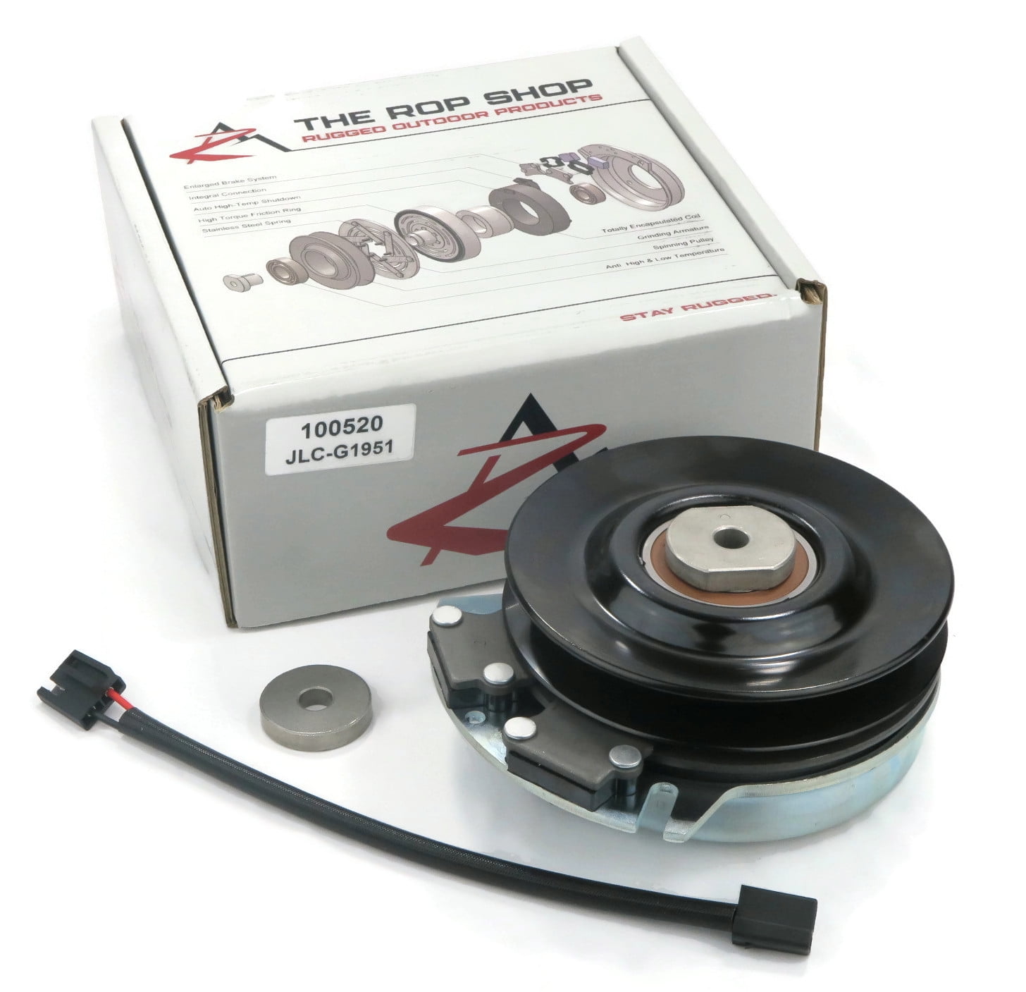 Electric PTO Clutch for 18-27 HP Kohler \u0026 19-27 HP Kawasaki Engine - Lawn Mower