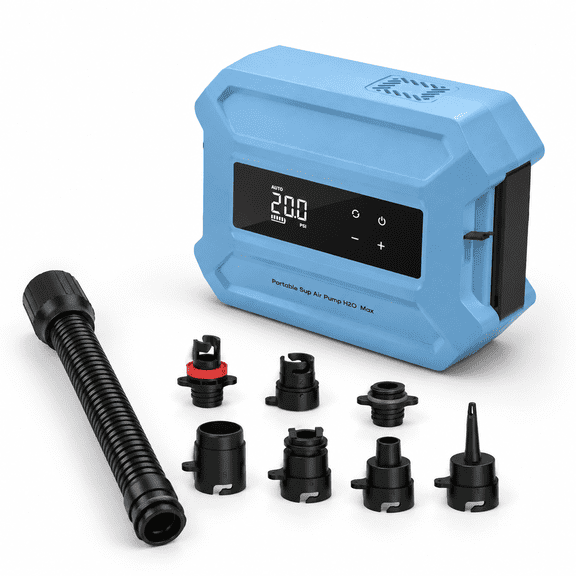 Electric Paddled Pump 20 PSI 96.2Wh for Inflatable SUP Boards and Pool Toys