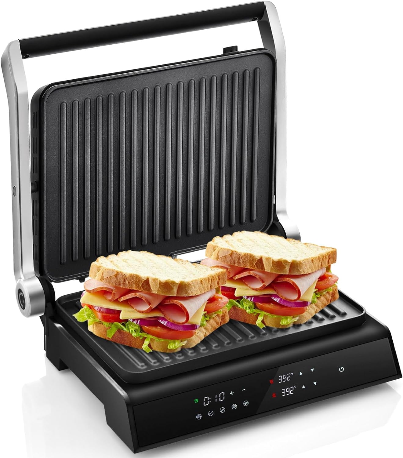 Sandwich Maker Pour Micro-ondes - Grille-panini Et Gaufre - Plaques Antiadhésives - Lave-vaisselle