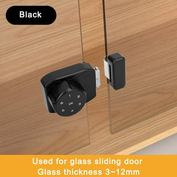 Electric Password Code Glass Cabinet Lock For Push Pull Sliding Framess Showcase