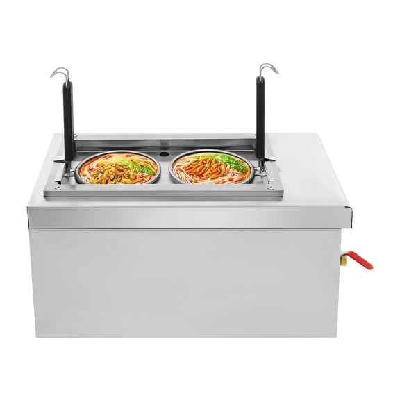 Electric Pasta Cooker 2 Hole  Noodle Cooking Machine with 2 Strainers, Temperature Adjustable Pasta Boiler for Spaghetti, Dumplings, Ramen, 110V Electric Noodle Cooker