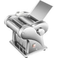 thumbnail image 1 of Electric Pasta Machine, Pasta Making Machine, 2-In-1 Heavy Duty Dough Roller Pressing Machine, 135w Powerful Motor Makes, 410 Stainless Steel, Used To Make Spaghetti, Lasagna, Spaghetti And Dumplings, 1 of 9