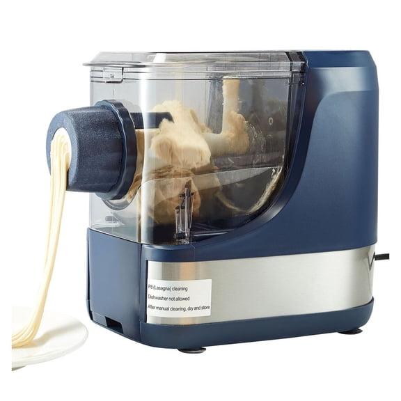 Electric Pasta Maker, 150W Automatic Noodle Machine - 8 Pasta Shapes, 500g Capacity, 4 Modes, Measuring Cups & Brush - Home Kitchen Pasta Maker