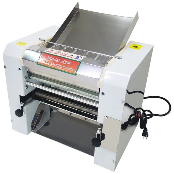 Electric Pasta Maker Automatic Dough Kneading Noodle Press Machine with 0.07 Inch Circular Knife
