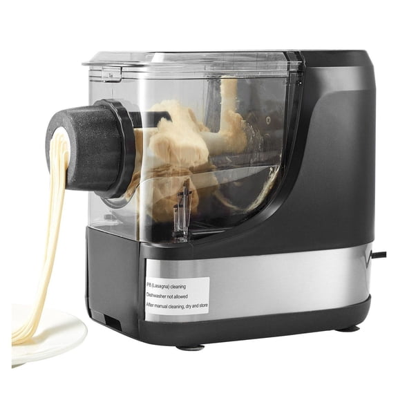 Electric Pasta Maker Machine, 150W Automatic Noodle Maker with 8 Dies, 500g Capacity, 4 Modes - Homemade Pasta for Kitchen, Includes Measuring Cups & Brush