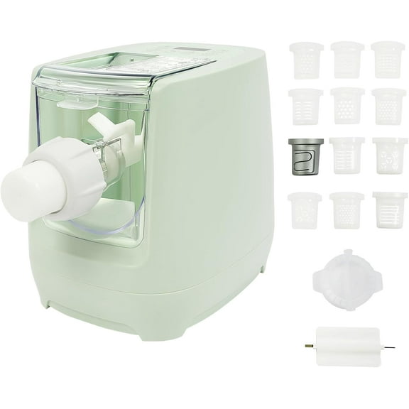 Electric Pasta Maker Machine, Automatic Noodle Maker with 13 Shape Discs for Spaghetti, Fettuccine, Penne, 260W, LED Display