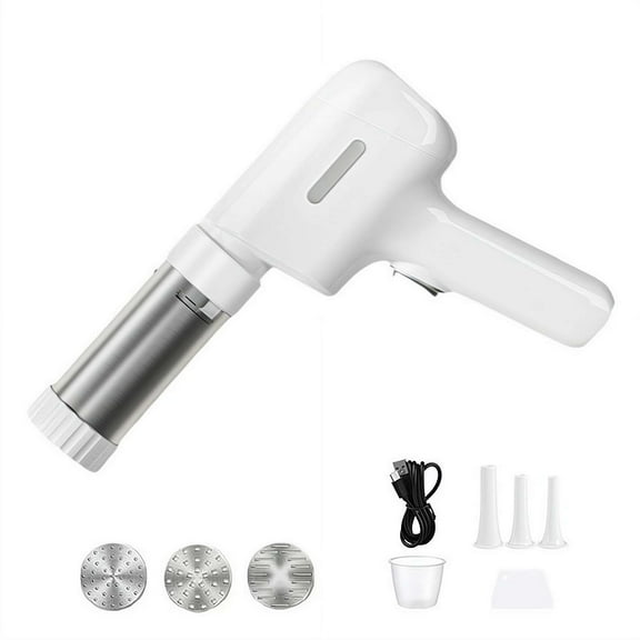 Electric Pasta Maker Machine, Handheld Pasta Making Gun Sausage Stuffer Maker, Portable Noodle Making Machine for Kitchen
