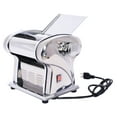 thumbnail image 1 of Electric Pasta Maker Noodle Maker Pasta Making Machine Dough Roller Cutter Thickness Adjustable Stainless Steel US 110V 135w one blade 2.5mm round noodle, 1 of 8