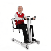 Electric Patient Lift for Elderly & Seniors, Portable Folding Transfer Chair for Home Use, Safely Transfer from Bed to Chair, Toilet, Car & Bathroom