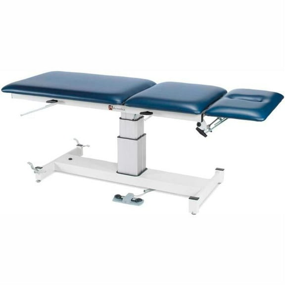 Electric Pedestal Hi-Low Treatment Table, 3-Section - 76 x 27 x 24-36 in.