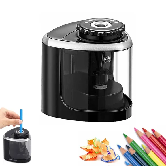 Electric Pencil Sharpener - Automatic,Desktop Office Stationery Tool with Precision Sharpening