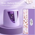 thumbnail image 1 of Electric Pencil Sharpener Battery Operated Heavy Duty Automatic Sharpener for Students Classroom Home Office Portable Desktop Stationery Tool Supplies #105 Purple, 1 of 6