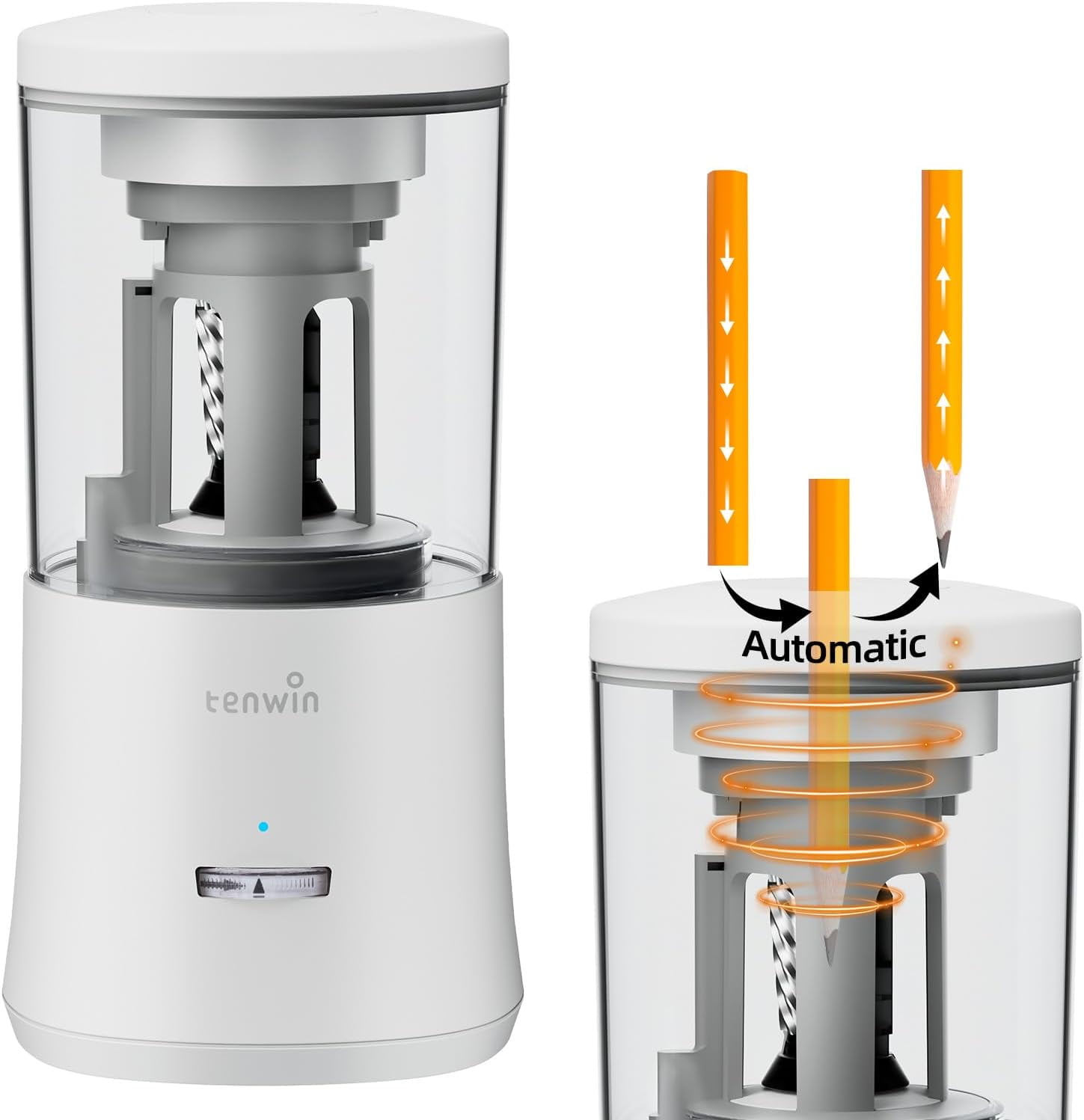 Electric Pencil Sharpener, Fully Automatic Pencil Sharpener for 68mm