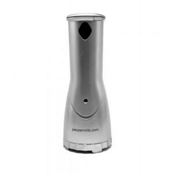 Electric Pepper Mill & Grinder, Silver